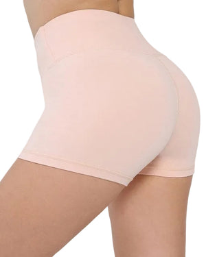 Women's seamless biker workout shorts in various colors and sizes