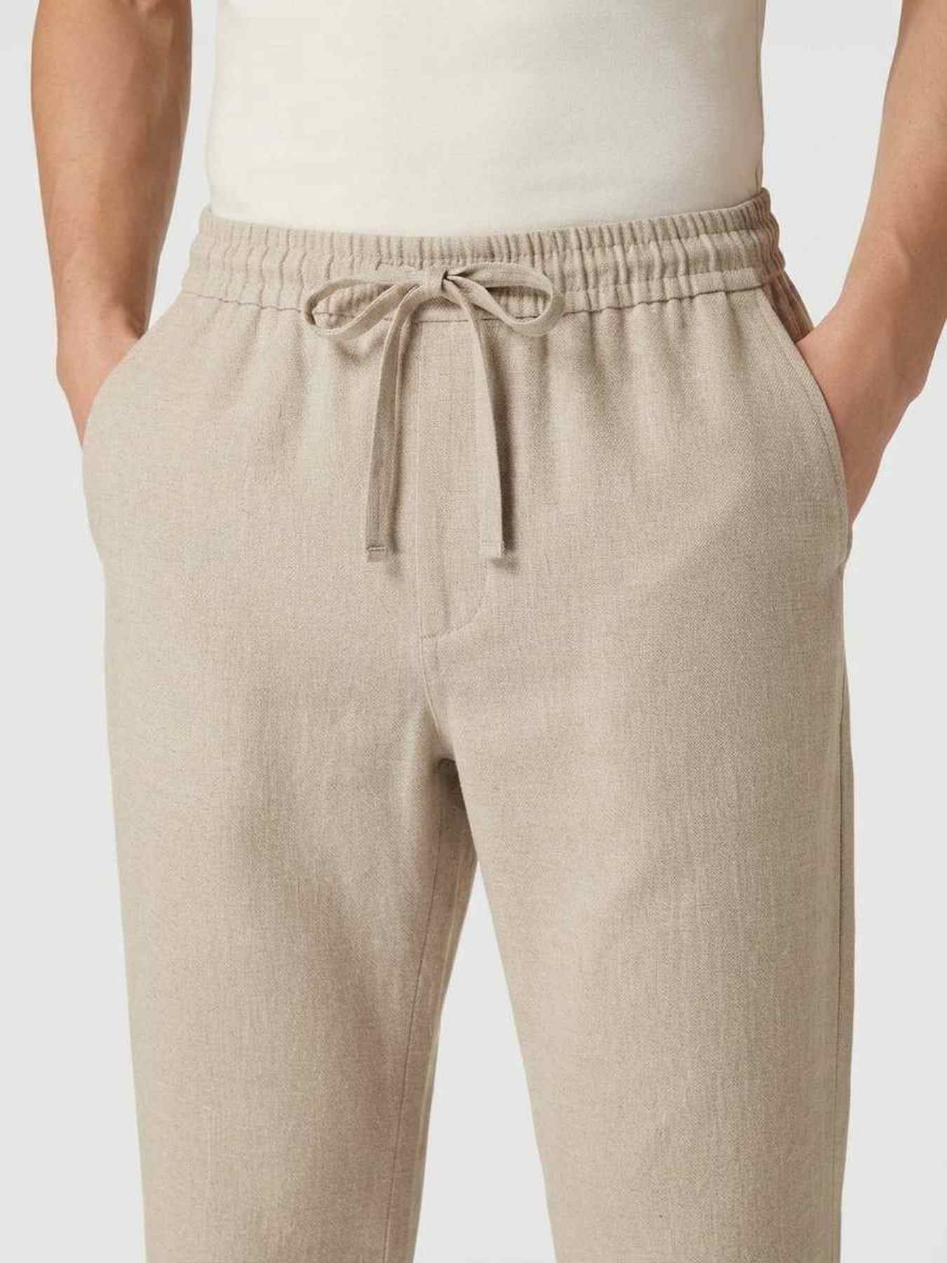 Men's high-stretch anti-wrinkle casual pants in various views
