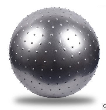 Inflatable yoga fitness ball in various colors and sizes for exercise and fitness