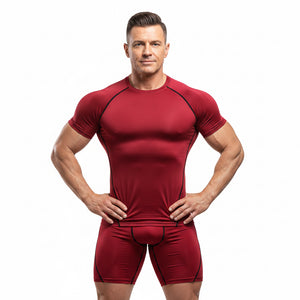 Men's quick drying short sleeve workout t-shirt in various colors