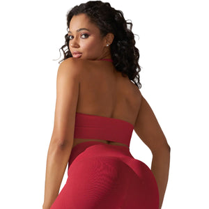 Womens high-elasticity sports bra in various colors and styles for yoga and fitness