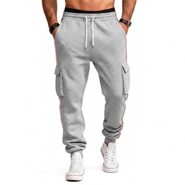 MEN'S FLEECE-LINED WARM OUTDOOR SWEATPANTS