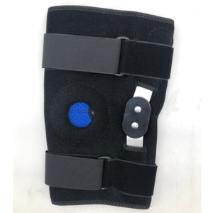 Black knee patella ligament protection brace in L and XL sizes