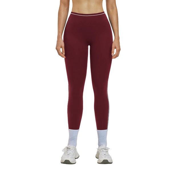 CONTRAST-COLOR HIGH-WAIST QUICK-DRY YOGA LEGGINGS