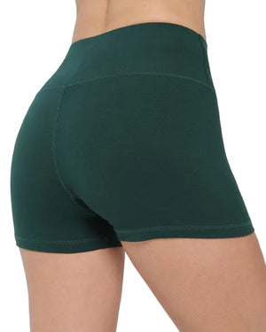 Women's seamless biker workout shorts in various colors and sizes