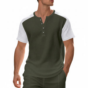 Men's loose fit casual short sleeve t-shirt in various colors