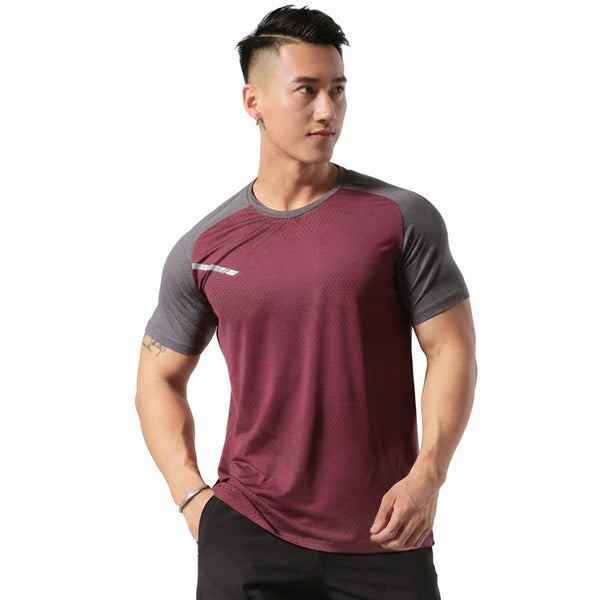 MEN'S BREATHABLE LOOSE FIT BASKETBALL T-SHIRT