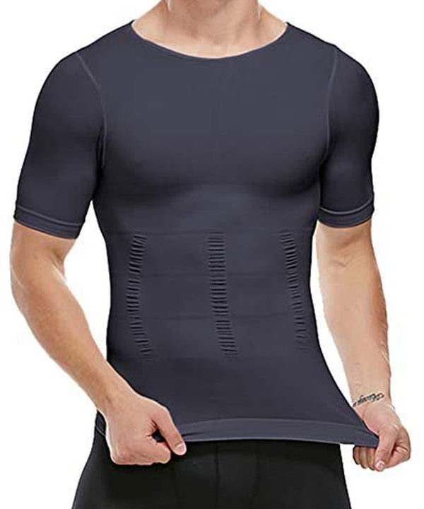 MEN'S SLIM FIT COMPRESSION SHORT SLEEVE SHIRT