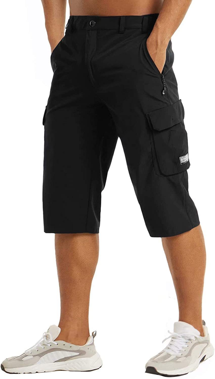 Men's quick-dry breathable beach shorts with multiple pockets in various colors