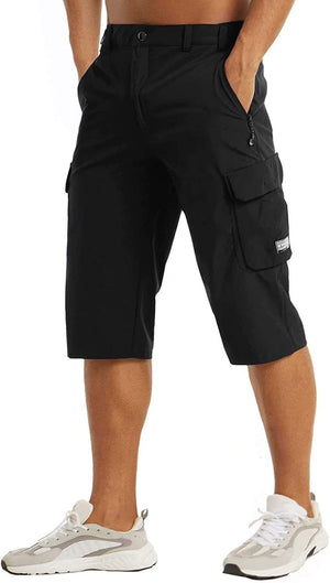 Men's quick-dry breathable beach shorts with multiple pockets in various colors