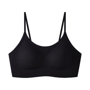 Backless invisible wireless bra in Invisible Skin and Elegant Black colors