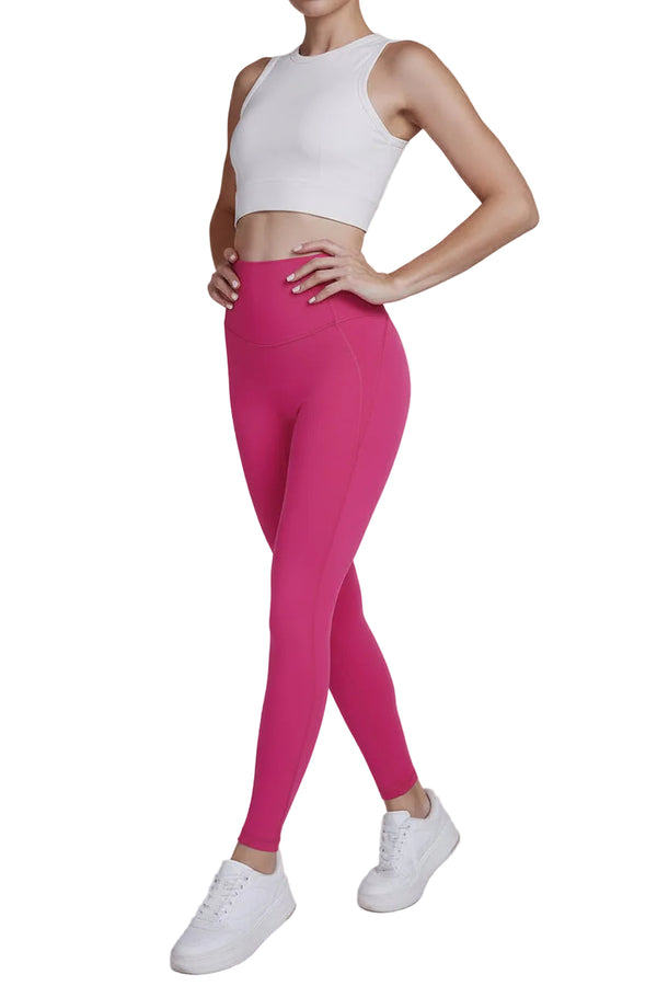 REFLECTIVE PRINTED SPORTS LEGGINGS WITH POCKETS