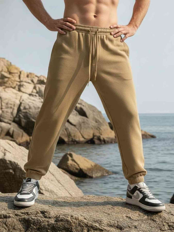 HEREN HOGE ELASTICITEIT ANTI-KREUK CASUAL BROEK