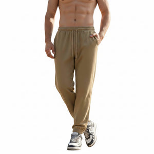 Men's elastic anti-wrinkle casual pants in tapered fit