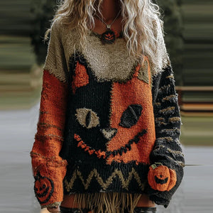 Womens casual winter faux-fur hoodie with 3D pattern in various colors