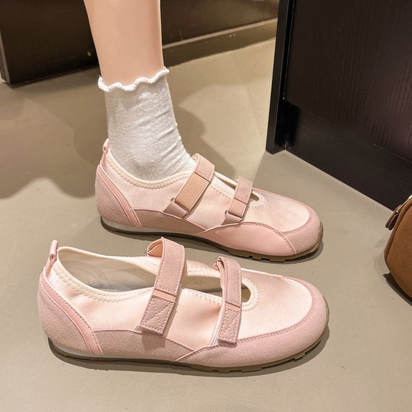 WOMEN'S BREATHABLE FLAT MARY JANE SHOES WITH INNER HEIGHT INCREASE