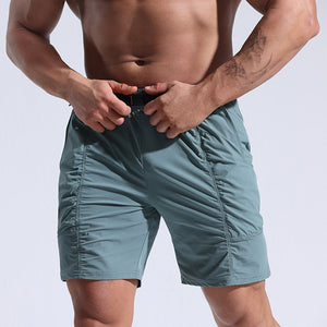 Men's athletic cargo shorts with pockets in multiple colors
