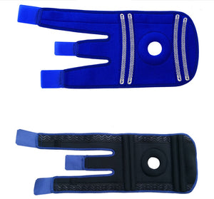 Sports mountaineering knee pads with silicone non-slip grip in multiple colors