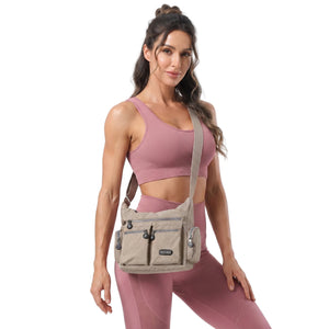 WOMEN WATERPROOF NYLON CROSSBODY SHOULDER BAG