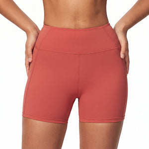 HIGH WAIST ABDOMINAL SHAPING WOMEN'S WORKOUT SHORTS