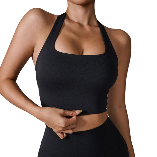 HALTER SPORTS PUSH UP BRA