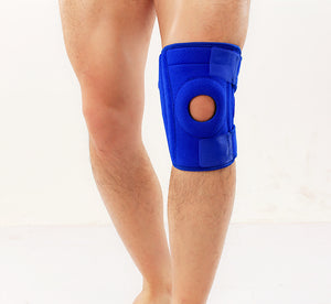Sports mountaineering knee pads with silicone non-slip grip in multiple colors