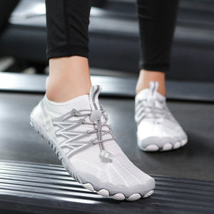 Lightweight non-slip indoor training sneakers in various colors and sizes