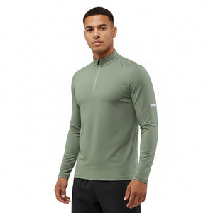 Men's quick-dry long sleeve training t-shirt in various colors