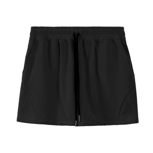 Men's American style basketball shorts in gray, black, apricot, and green colors