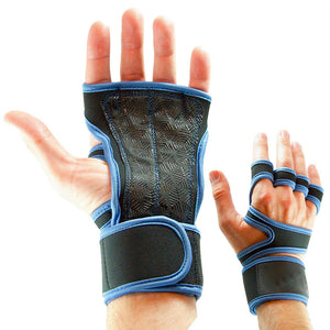 Non-slip half finger gym dumbbell sports gloves in various colors