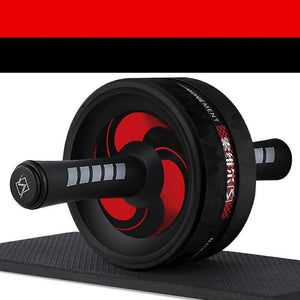 Abdominal exercise wheel with yoga mat and skipping rope in multiple colors