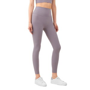 Women's high-waisted black performance yoga leggings