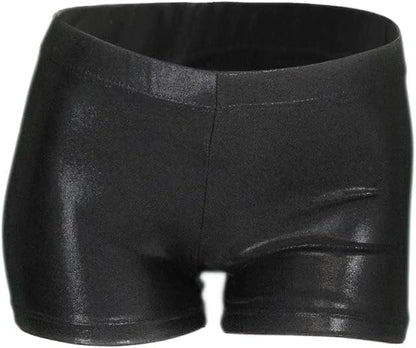 Aosva Girls' Sparkle Dance and Gymnastics Shorts for Ages 2-14