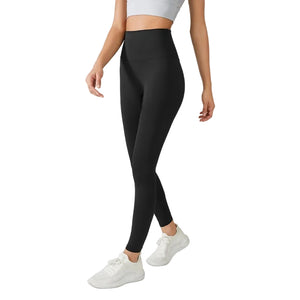 Women's high elastic sports leggings in multiple colors for yoga and fitness