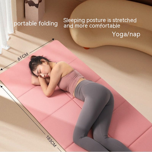 FOLDING PORTABLE TPE YOGA MAT