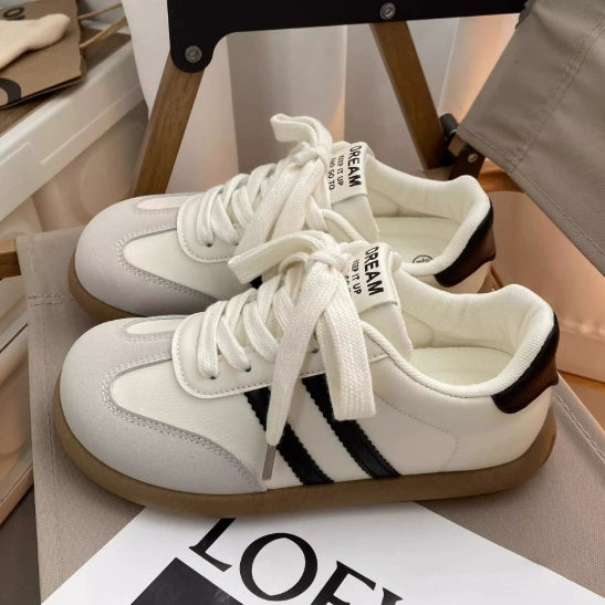 SOFT-SOLED LOW-CUT HORSEHIDE MEN'S CASUAL SNEAKERS
