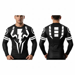 Men's long-sleeve sweat-wicking sports tight t-shirt in various colors