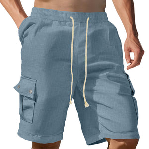 Men's plaid straight-leg basketball shorts in various colors
