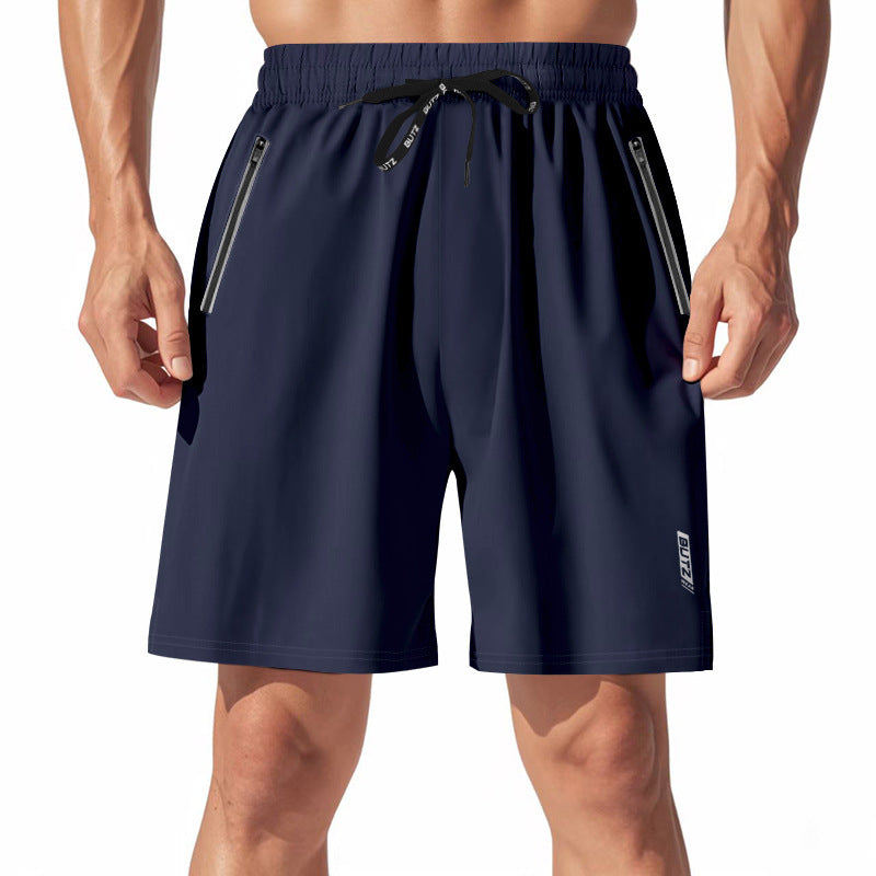 Men's quick-dry luminous sports shorts in various colors