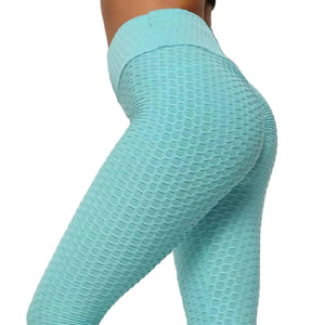 Women's high waist push up yoga leggings in multiple colors