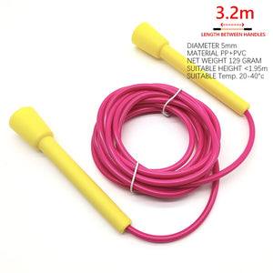 Cold-resistant thick TPU skipping rope in various colors for fitness workouts