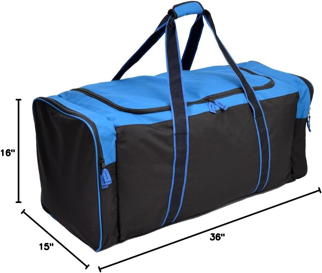 Durable Heavy-Duty Multi-Pocket Sports Gym Duffel Bag for Travel