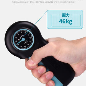 Strength dynamometer hand gripper in lan black and gray black with English manual