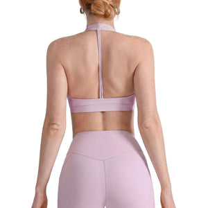 HIGH ELASTIC QUICK-DRY WORKOUT SPORTS BRA WITH CHEST PAD