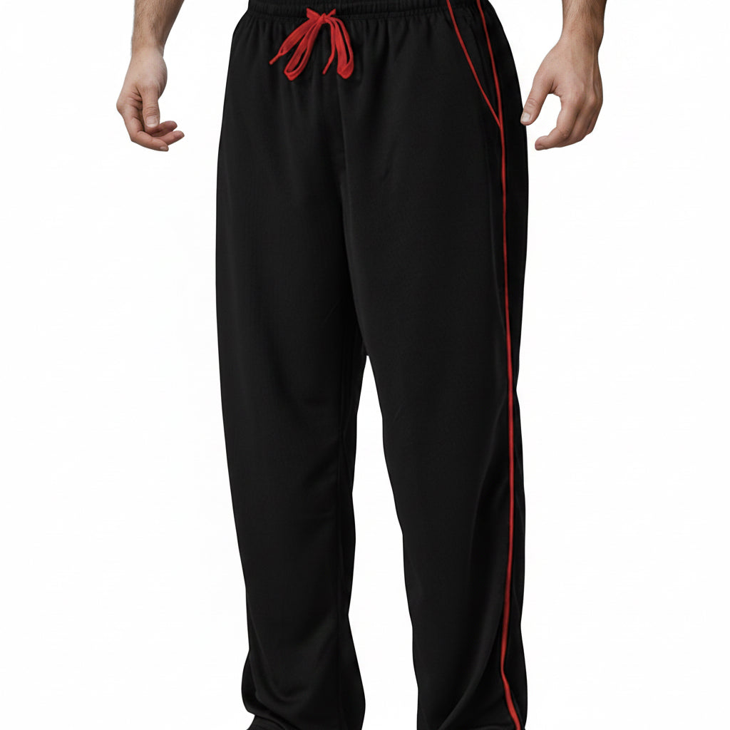 Men's loose black bamboo fiber sports jogging pants in various colors