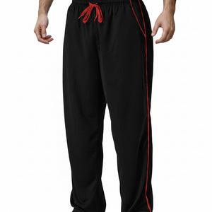 Men's loose black bamboo fiber sports jogging pants in various colors
