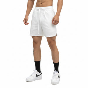 Ice silk quick-drying double-layer men's shorts in various colors