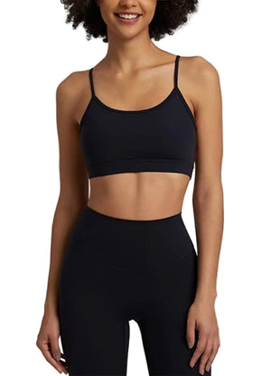 Women's quick drying sports bra available in various colors and sizes