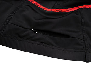 Women's black and green summer cycling shorts with silica gel pad