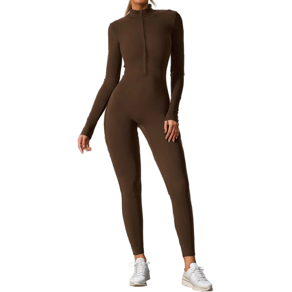 HIP RAISE SKINNY ONE-PIECE WORKOUT JUMPSUIT FOR WOMEN